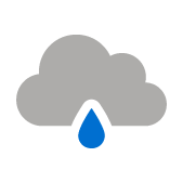 Coperto con pioggia debole